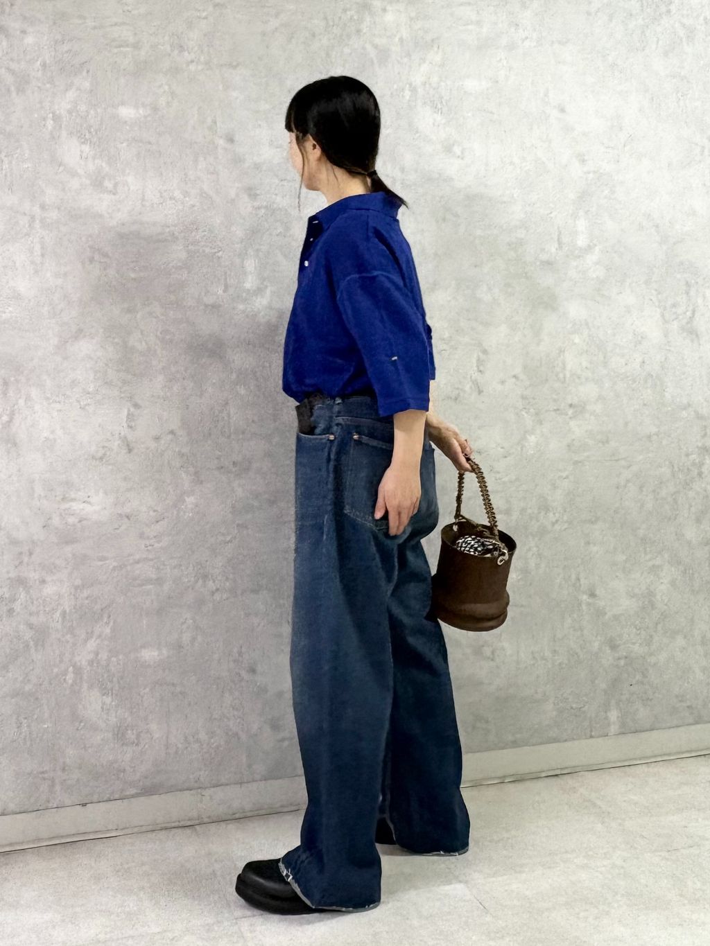 chimala】13.5OZ SELVEDGE DENIM BAGGY CUTのコーディネートスナップ
