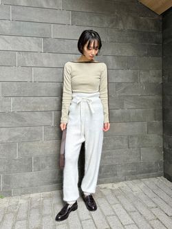 petite LULU アンゴラMIXニットパンツ（その他パンツ）｜EDIT.FOR LULU