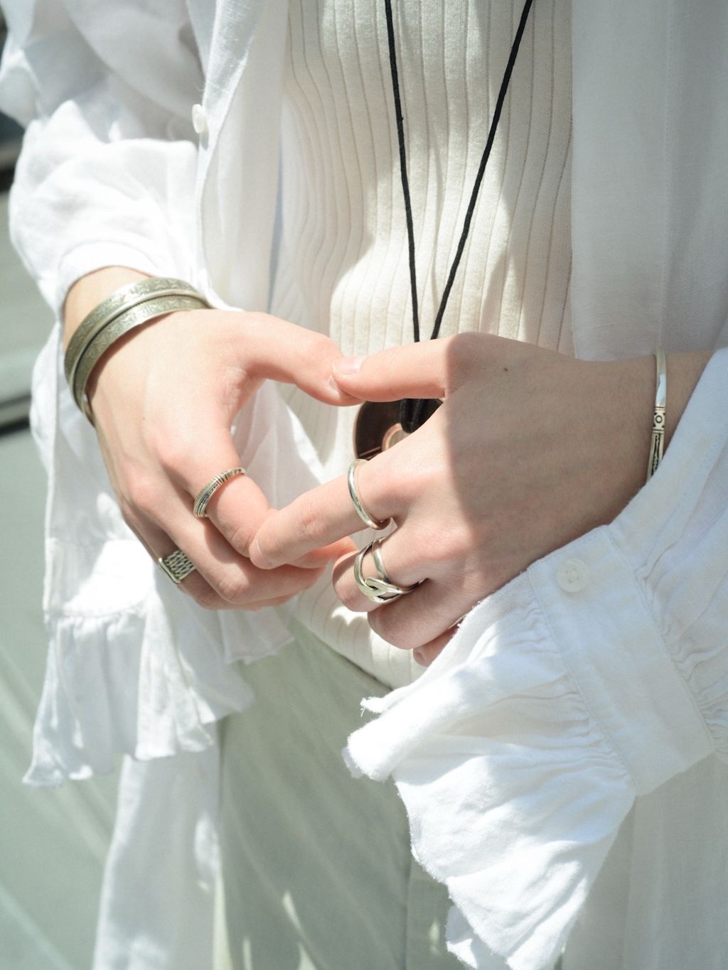 Touareg Silver Jewelry】CT Touareg Bangle4：トゥアレグ バングルの