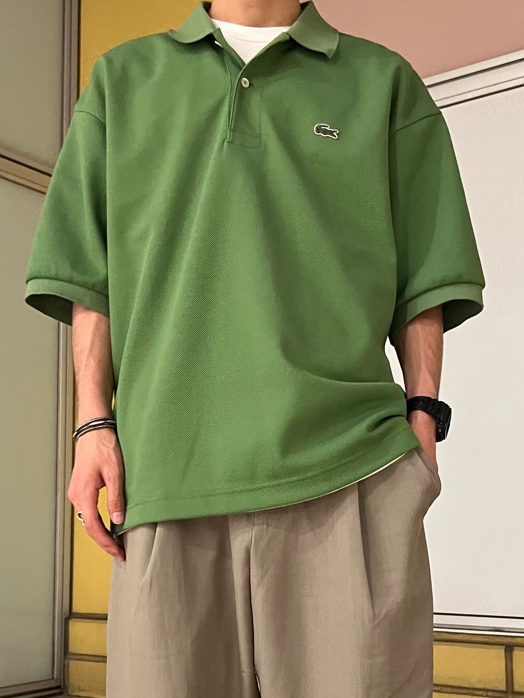 LACOSTE / ラコステ 別注 ボックスシルエット ポロシャツの