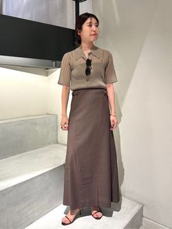 FILMY COTTON 襟付きプルオーバーのコーディネートスナップ（Saki