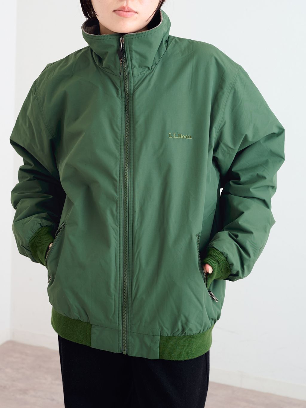 エルエル llbean ウォーム アップ ジャケット サイズ 感 L L Bean 