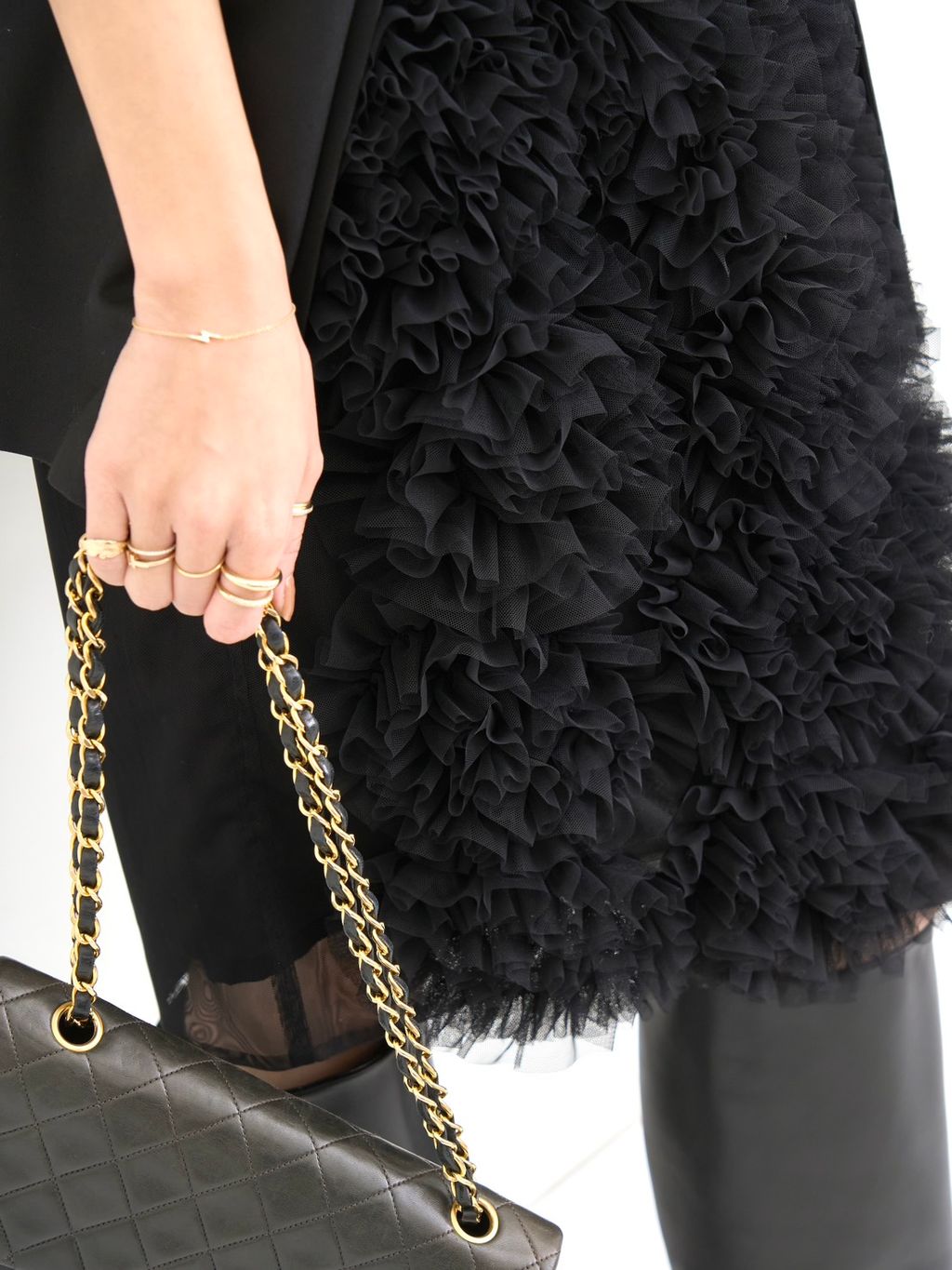 Col Pierrot/コル ピエロ】 TULLE FLOWER SKIRTのコーディネート