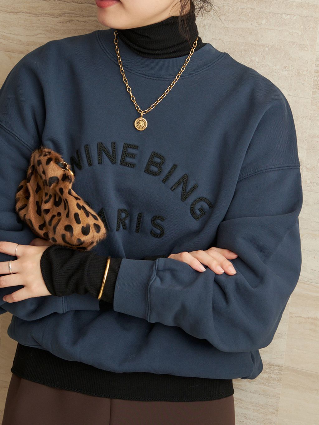 予約》ANINE BING / アニービン JASI SWEATSHIRT PARIS スウェットの