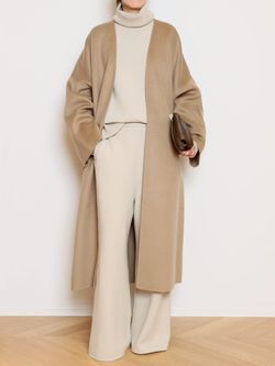 LA COLLECTION/ラ コレクション】LONG コート（ノーカラーコート