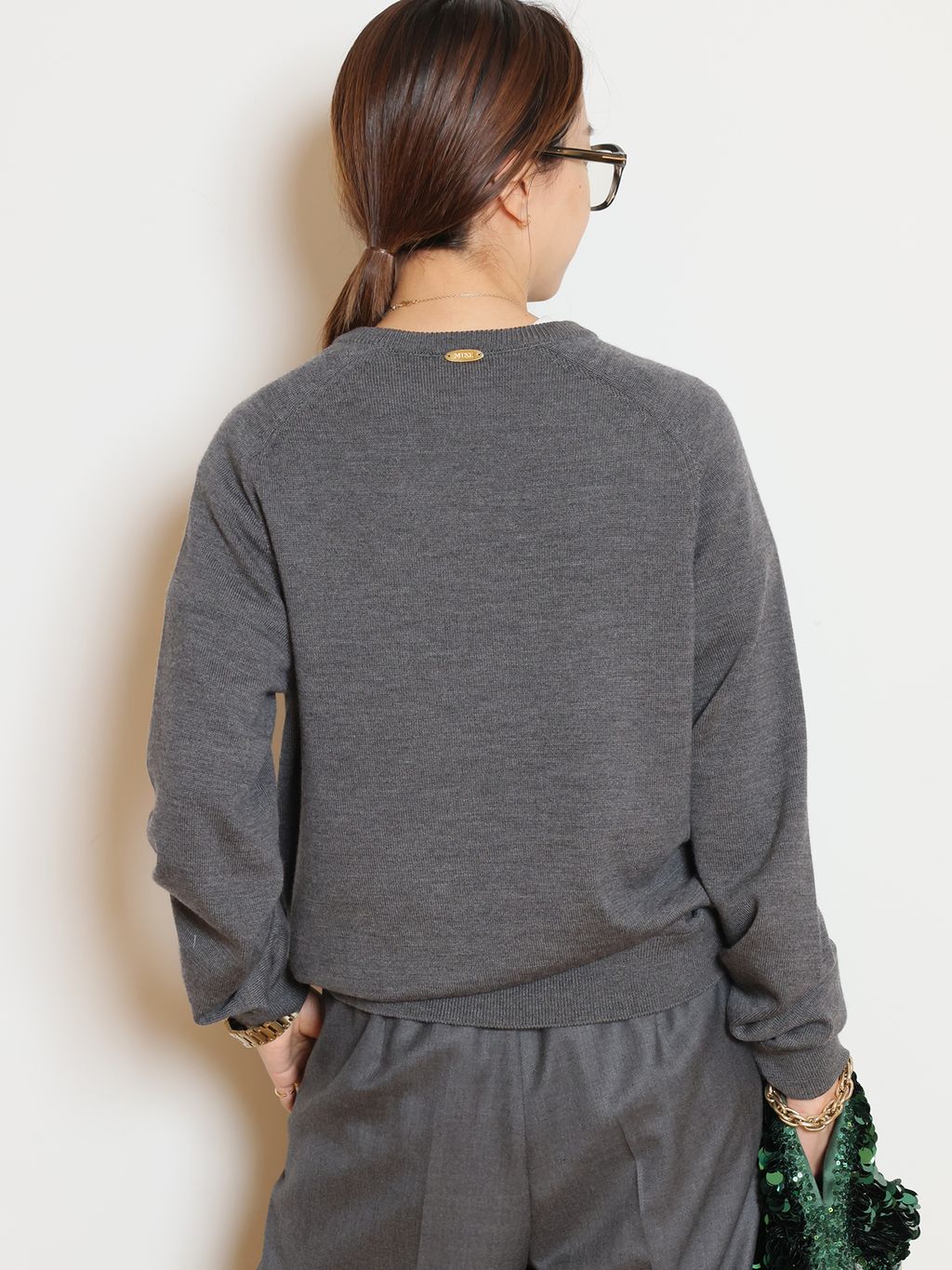 WOOL TUCK パンツのコーディネートスナップ（HASE）｜MUSE de Deuxieme