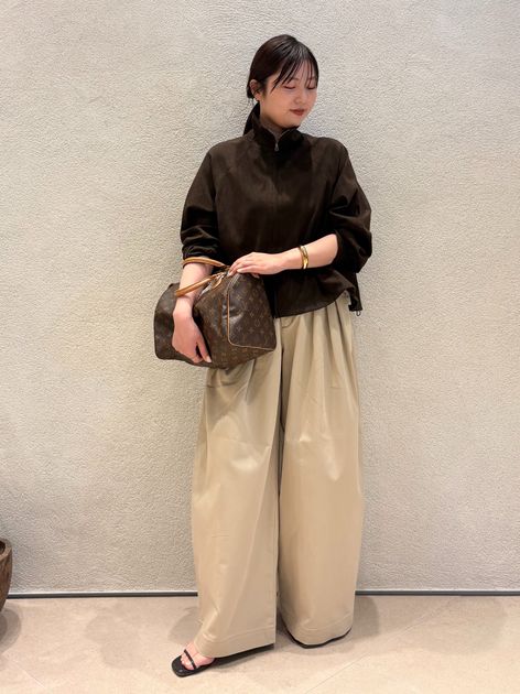 Washable Washi Mix ニットのコーディネートスナップ（chika）｜Plage