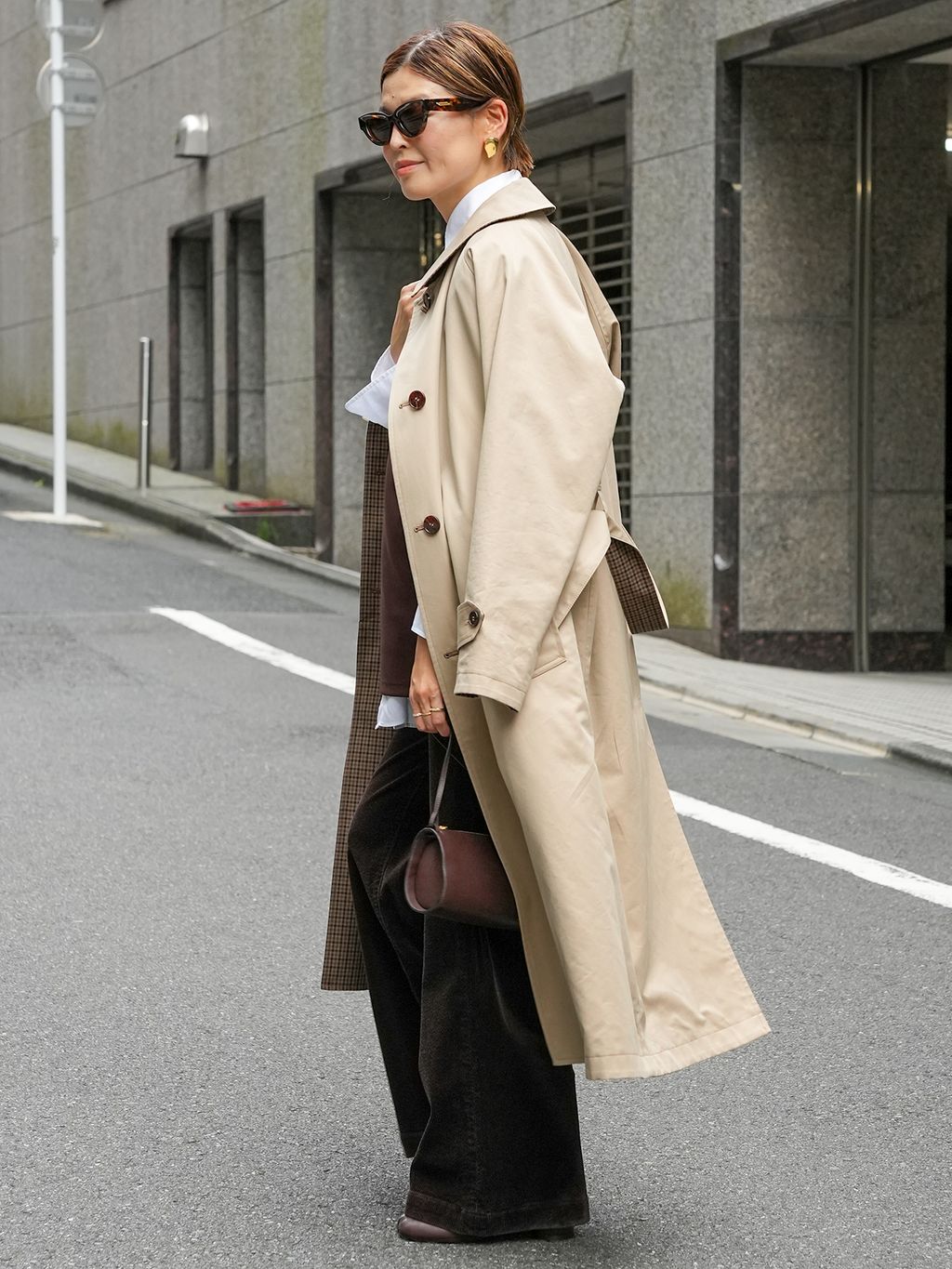 MACKINTOSH/マッキントッシュ】REVERSIBLE COATのコーディネート