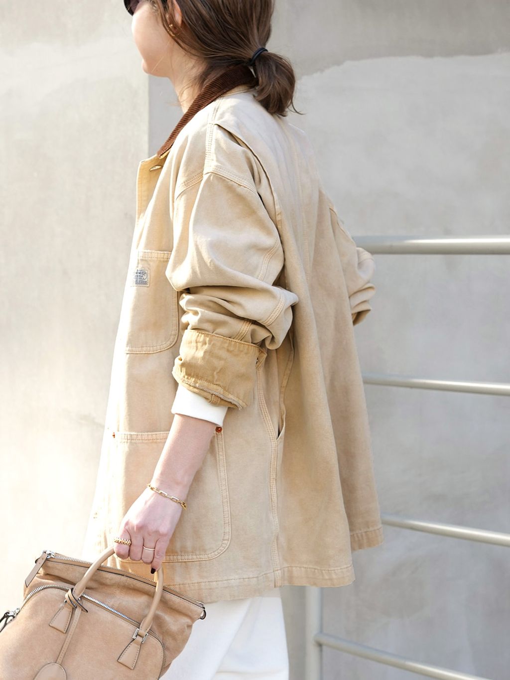 DENIMIST/デニミスト】OVERSIZED CHORE JACKETのコーディネート