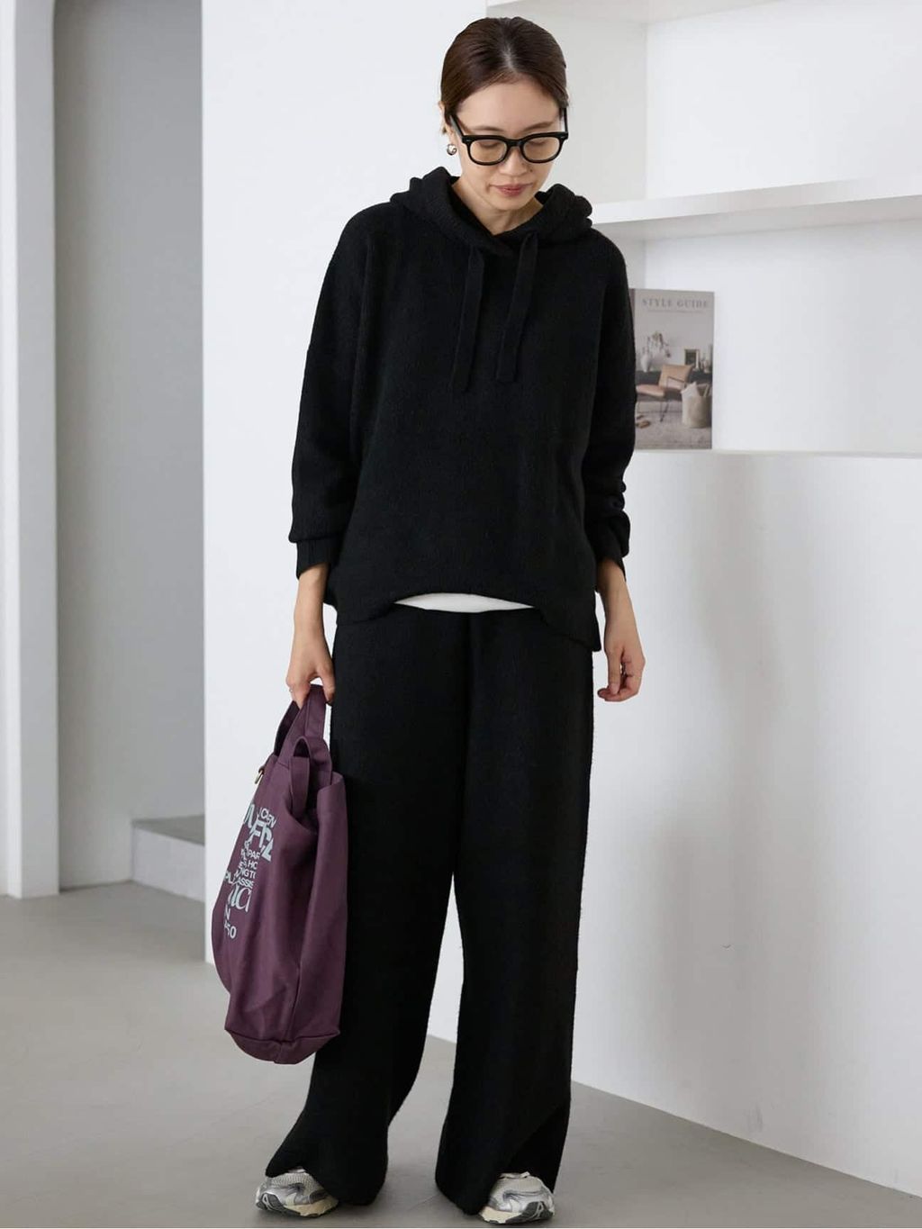 セットアップ対応可》エアリーワイドシルエットフーディーの