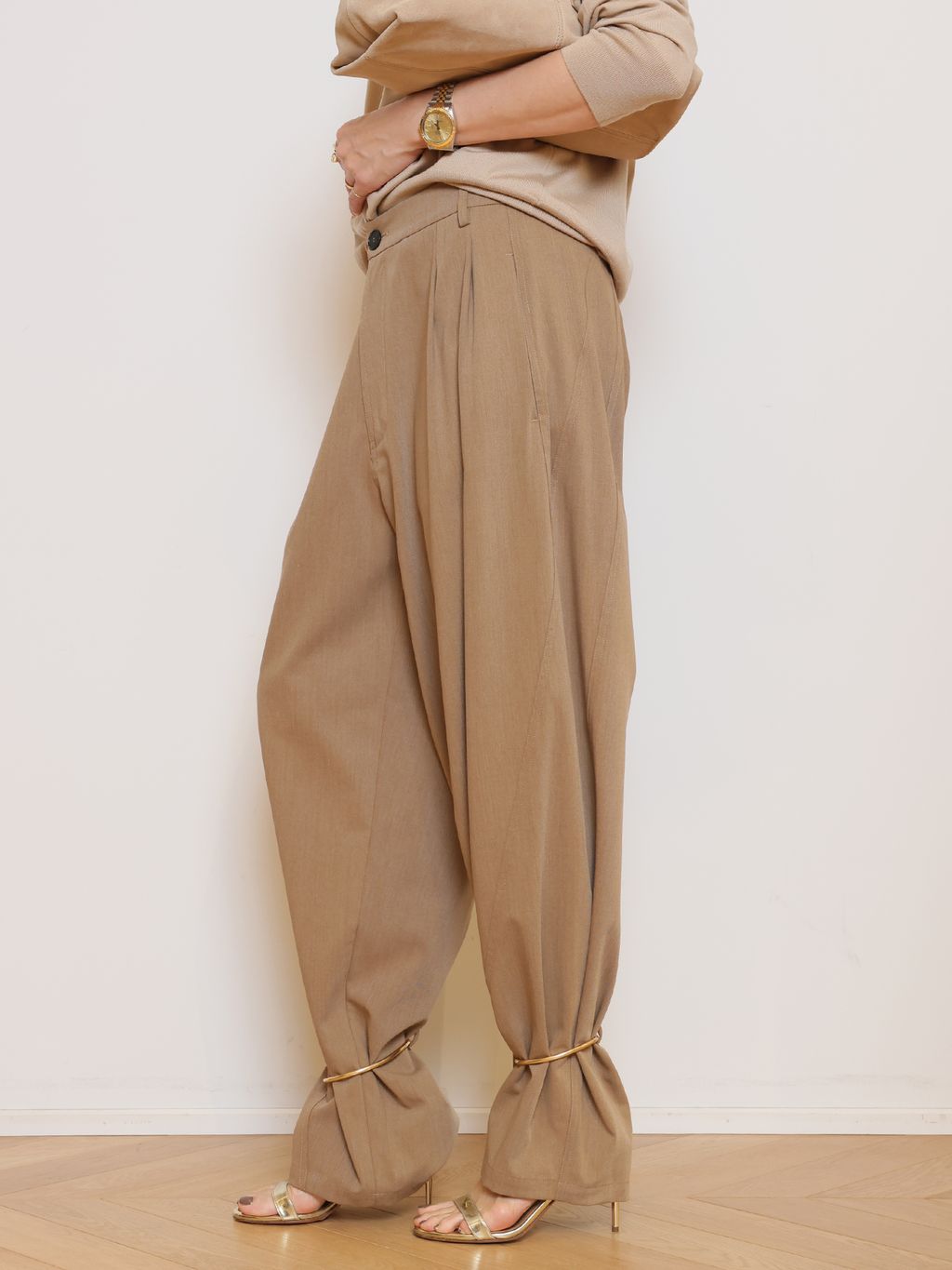 OPTIMOクルーネックプルオーバーのコーディネートスナップ（MUSE