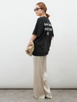 BRAWN/ブラウン】 LOGO Tシャツのコーディネートスナップ（MIZU
