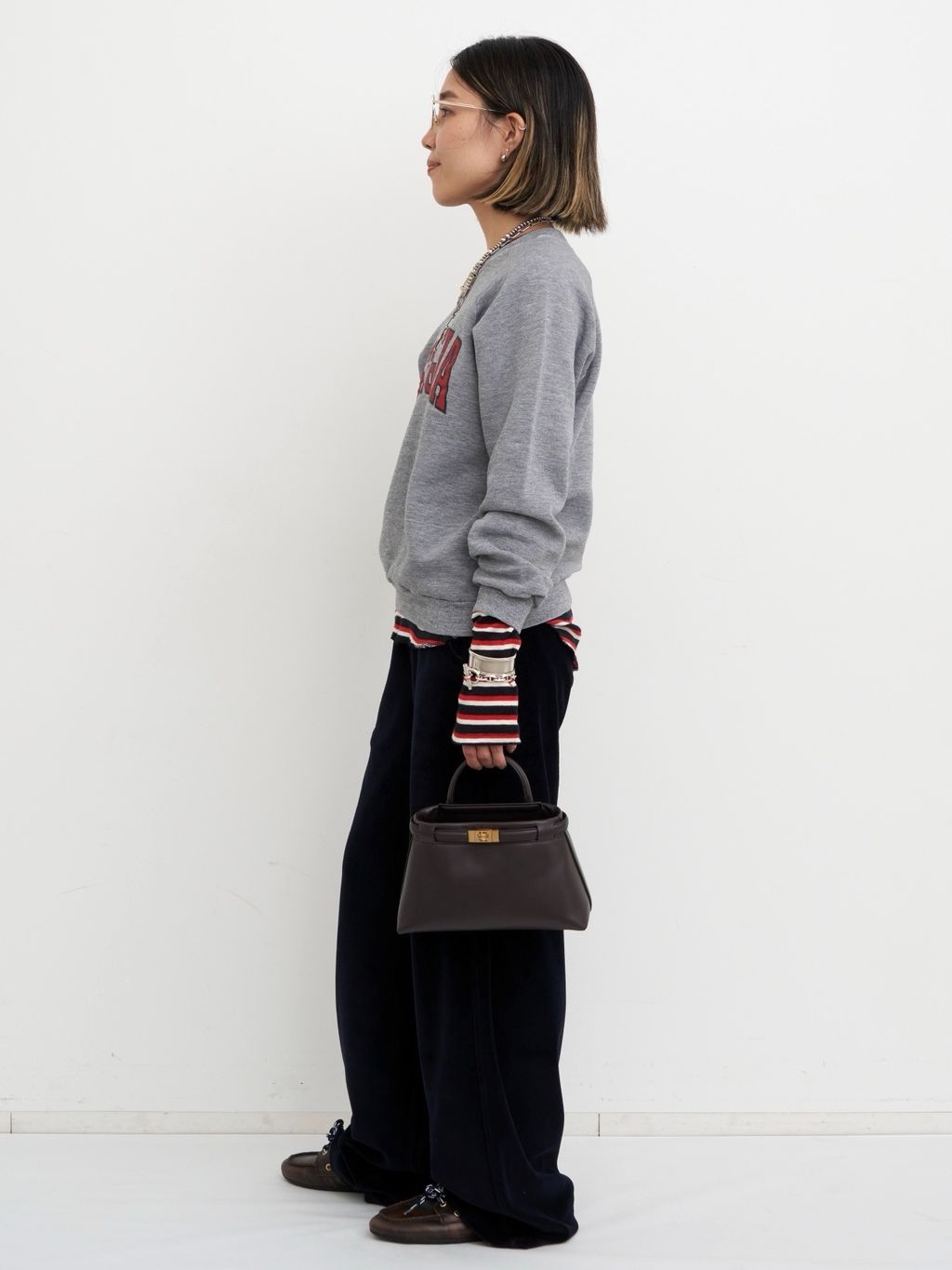 GOOD GRIEF!/グッド グリーフ】 Border Long Sleeve Teeの