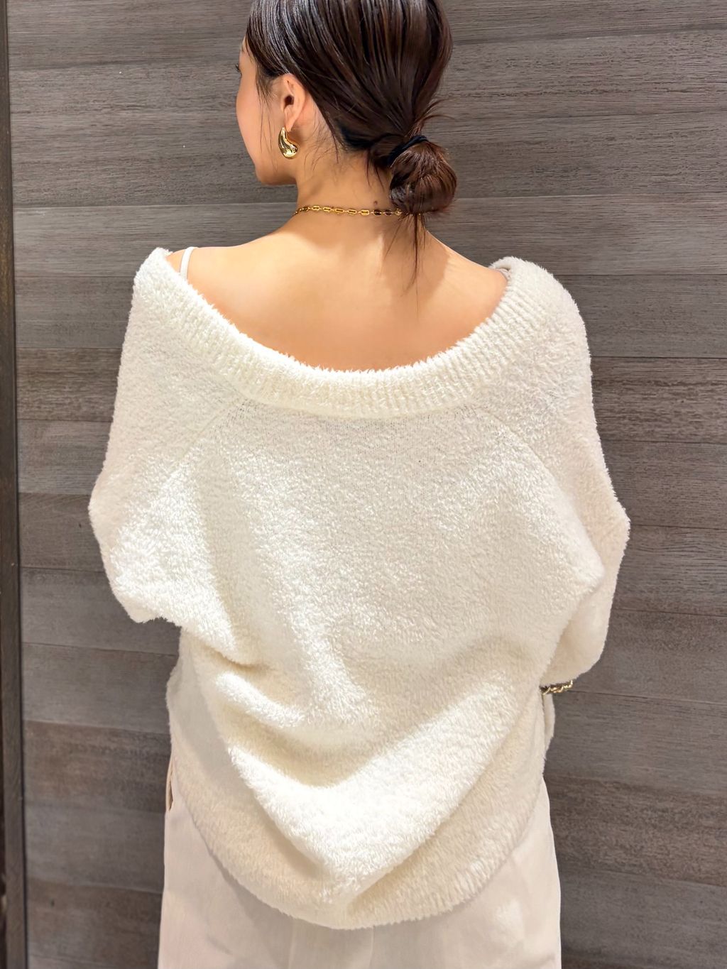 SHEARLING KNITのコーディネートスナップ（Tomoka）｜NOBLE（ノーブル