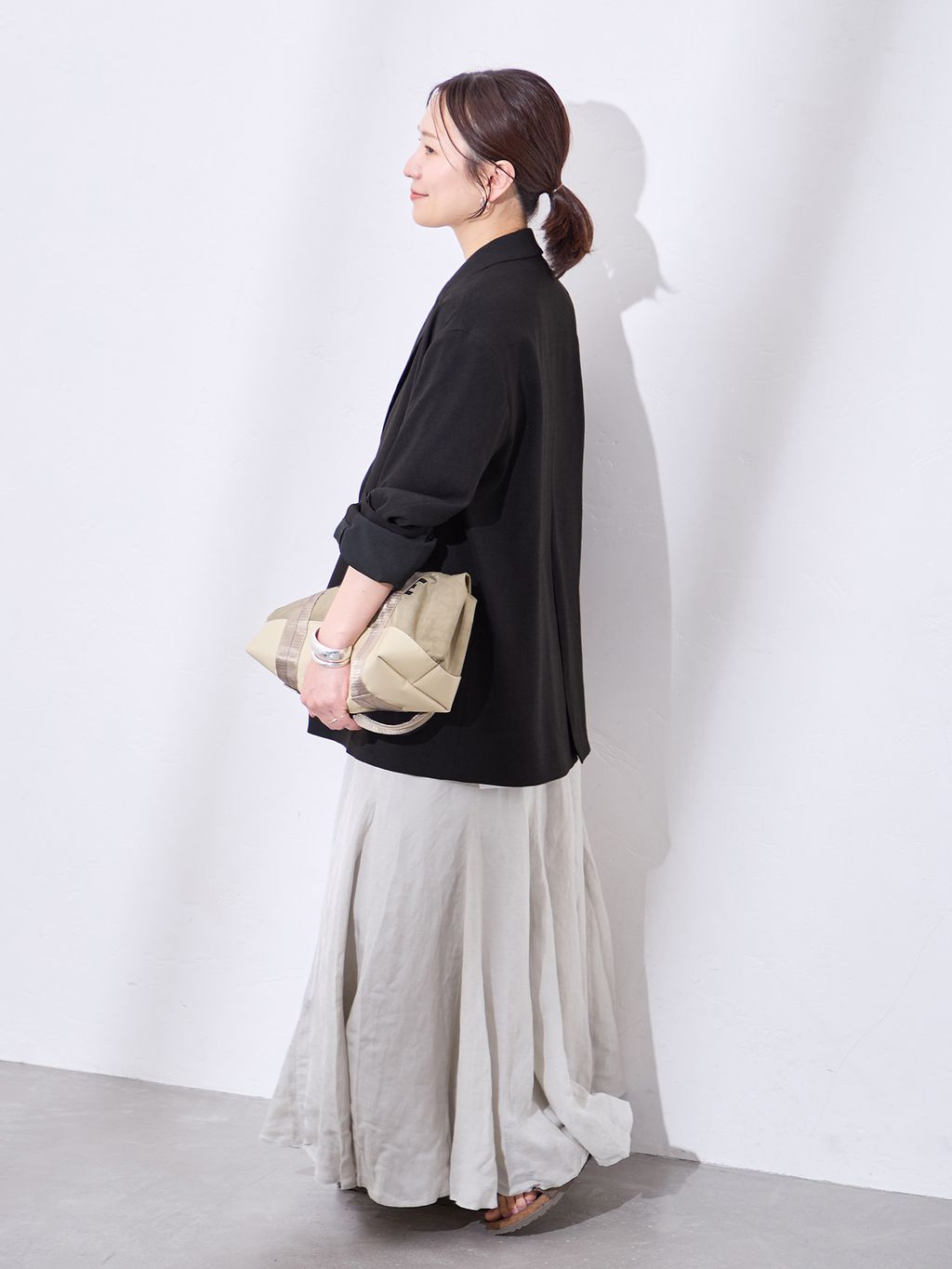 アイアスストレッチジャケットのコーディネートスナップ（chizu