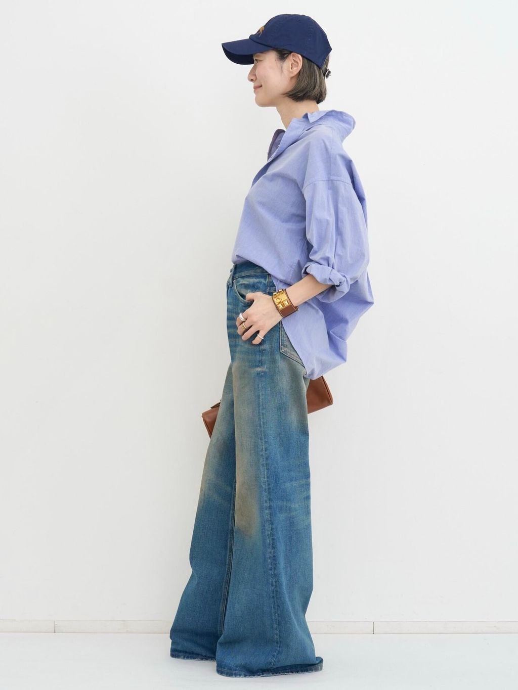 Washed Relax Shirtsのコーディネートスナップ（STAFF.S）｜L 
