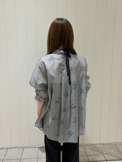 Margaux Dereume × SLOBE IENA シャツ Margaux Dereume × SLOBE cotton silk mix シャツのコーディネート