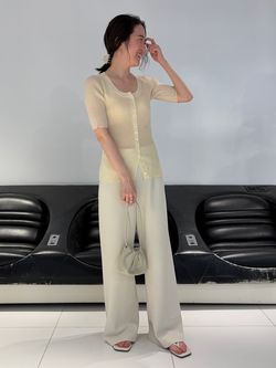 R'IAM RIB SEER カーディガンのコーディネートスナップ（mizuna