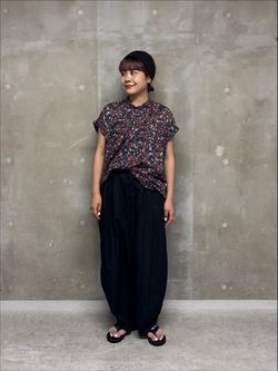 追加3》80ローンタックボリュームシャツのコーディネートスナップ（AMI