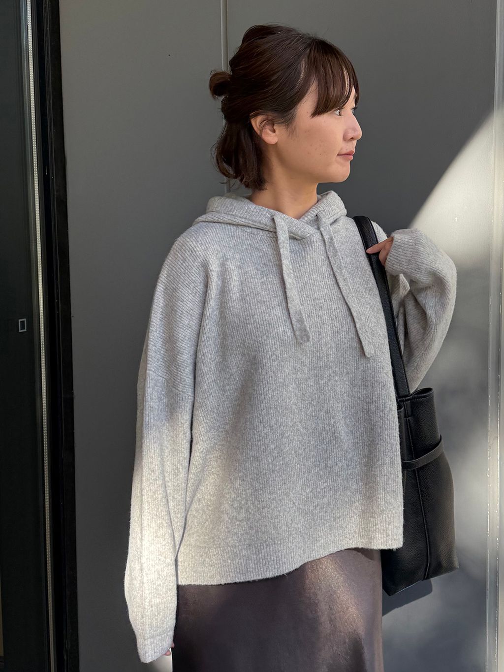 セットアップ対応可》エアリーワイドシルエットフーディーの