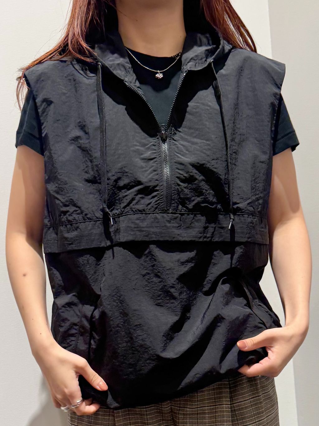 追加3 アノラックベストのコーディネートスナップ（makiko）｜OUTDOOR