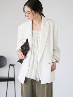 PEAKED LAPEL ジャケットのコーディネートスナップ（Nene）｜Plage 
