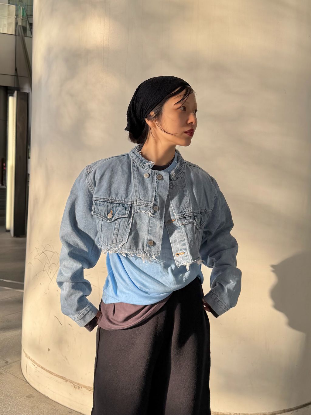 MILLER 別注 TWIN LONG Tシャツのコーディネートスナップ（MIKAMI