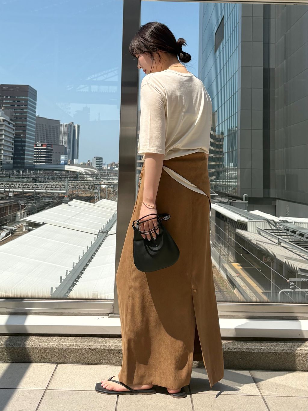 toropical jersey Tシャツのコーディネートスナップ（chika）｜Plage