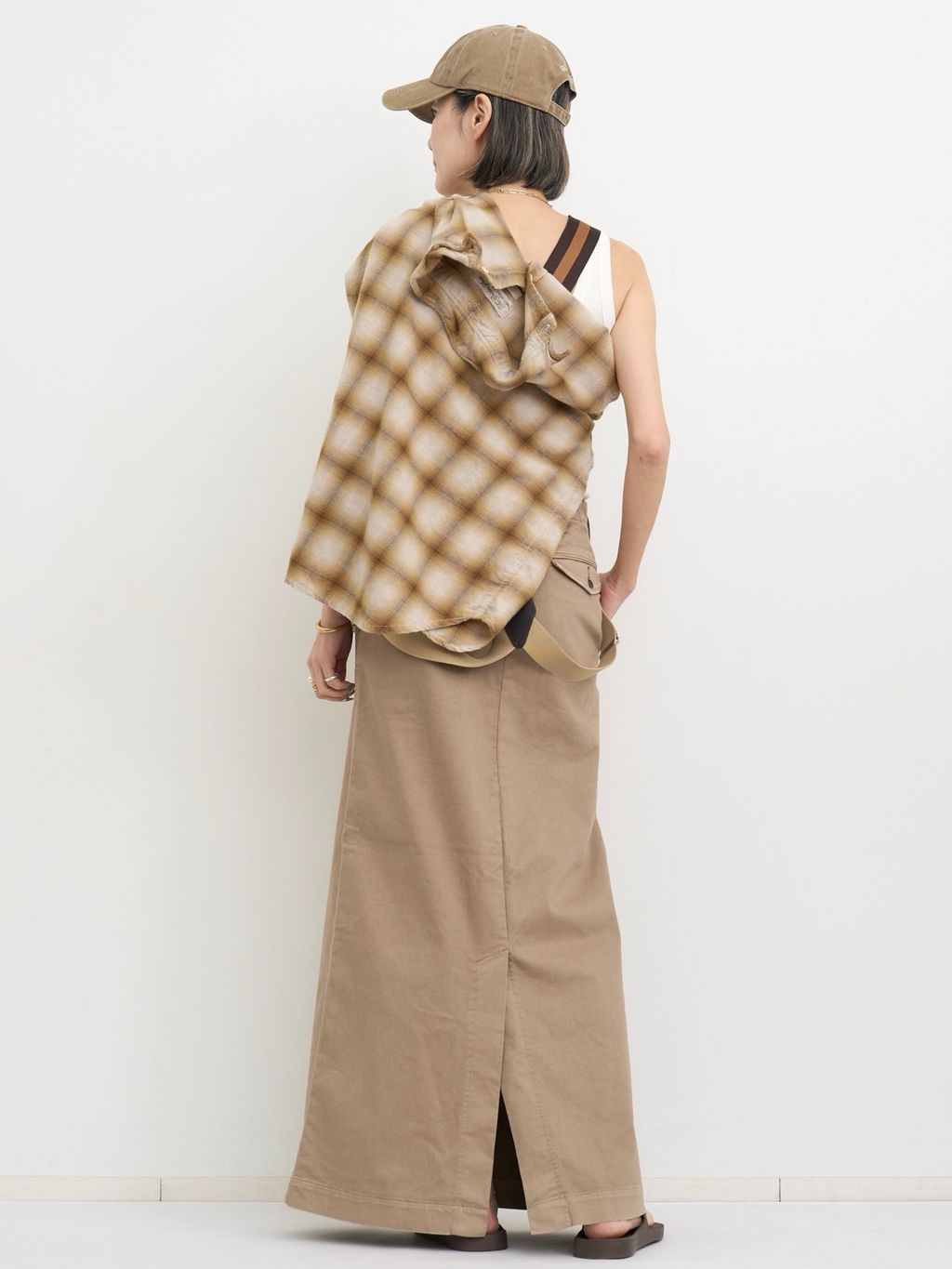 GOOD GRIEF!/グッド グリーフ】 VINTAGE WASHED CHINO SKIRTの