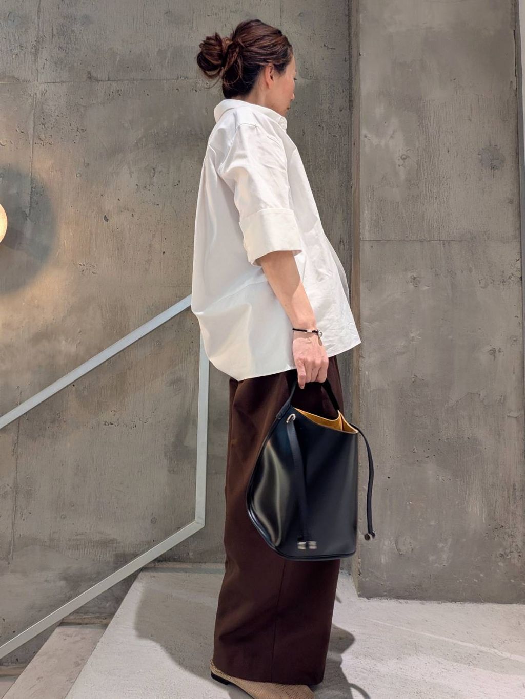 一部店舗+WEB限定》Glyph Short-sleeve B.D. Shirtのコーディネート