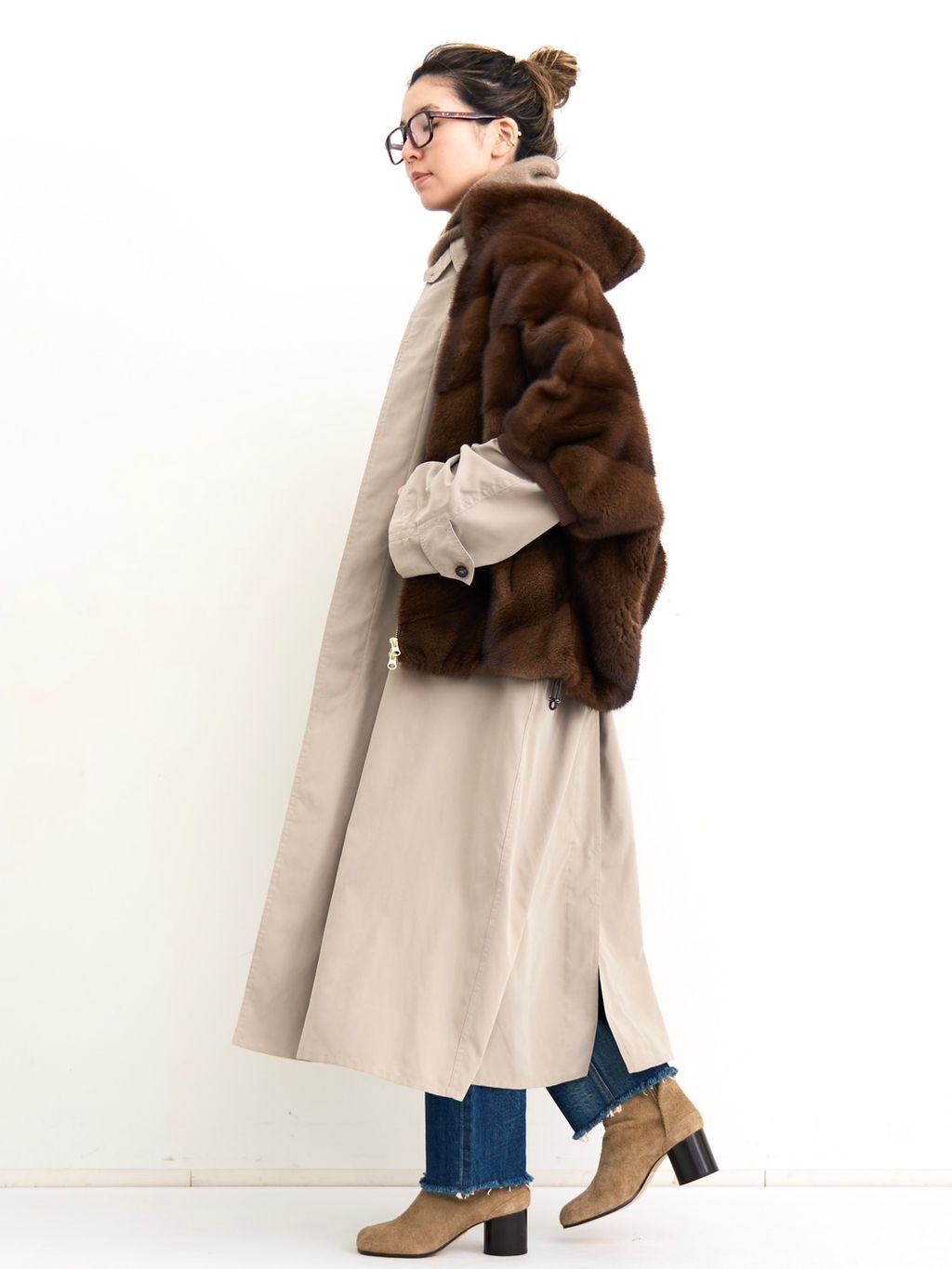 L'Appartement / 【美品】LONG W COAT MAISON MARGIELA/メゾン マルジェラ】 LONG COATのコーディネート