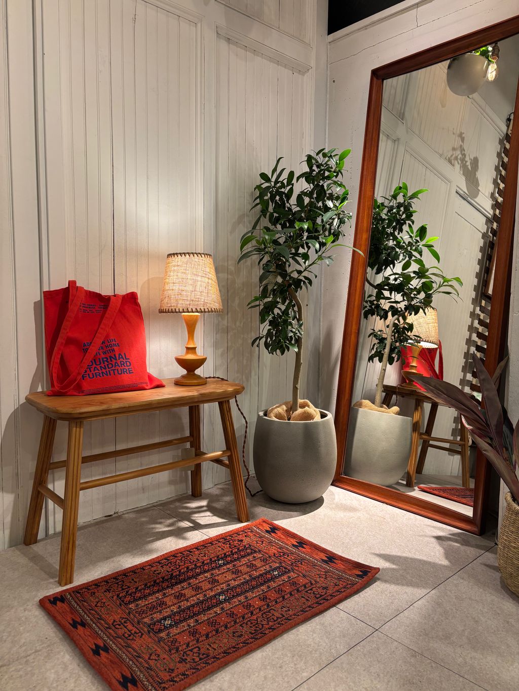予約》《大型家具》TRESTLES STYLE MIRROR トラッセル ミラーの