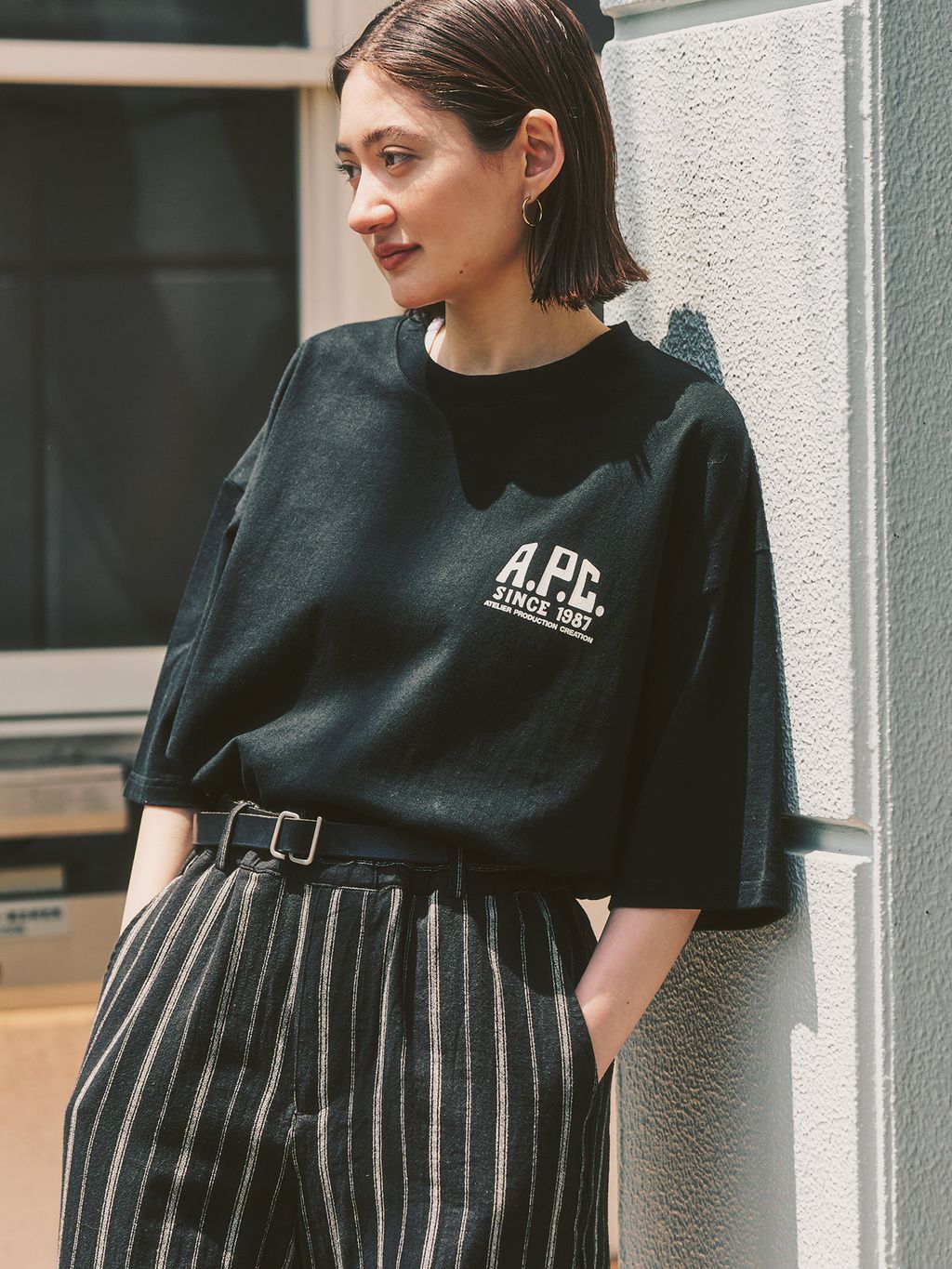 そのっち ※プレミアム14コーデ LE JAPON ATELIER SN サックパンツのコーディネートスナップ（417