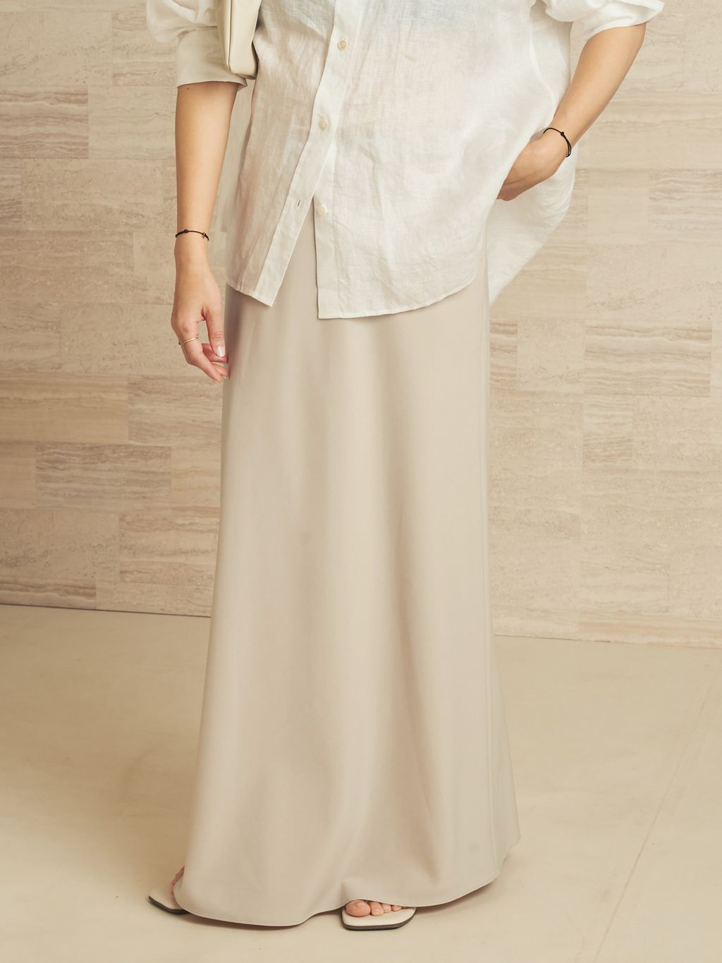 Linen Tent Line シャツのコーディネートスナップ（yoshie）｜Plage
