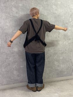 予約》10OZデニム ARMYビッグパンツのコーディネートスナップ（E.M