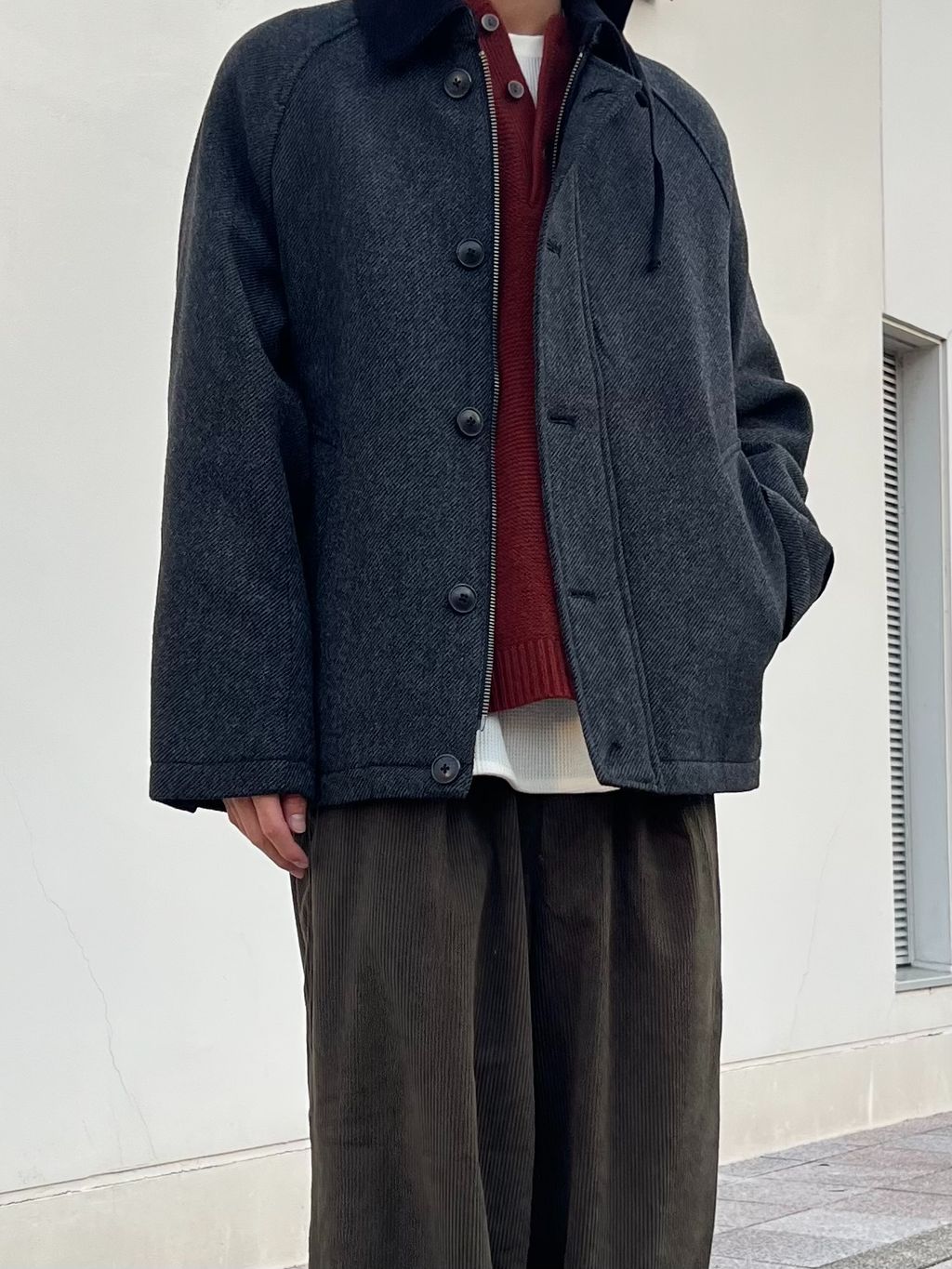 ハイランド ウール ハンティング ジャケットのコーディネートスナップ