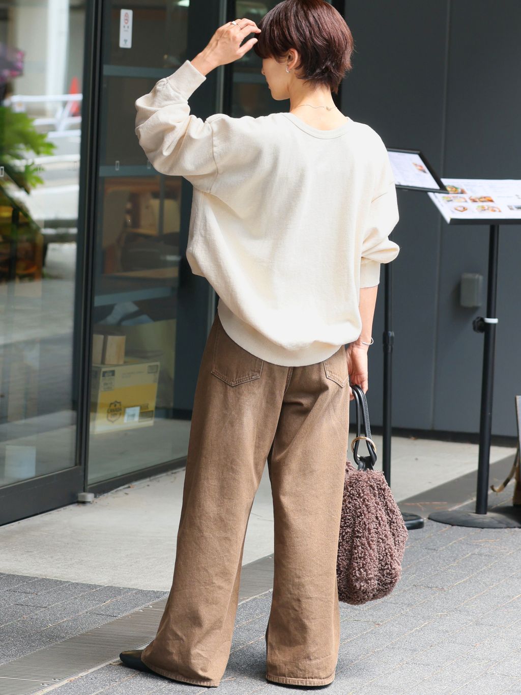 予約》別注【MIXTA/ミクスタ】*RELUME C/N SWEATのコーディネート