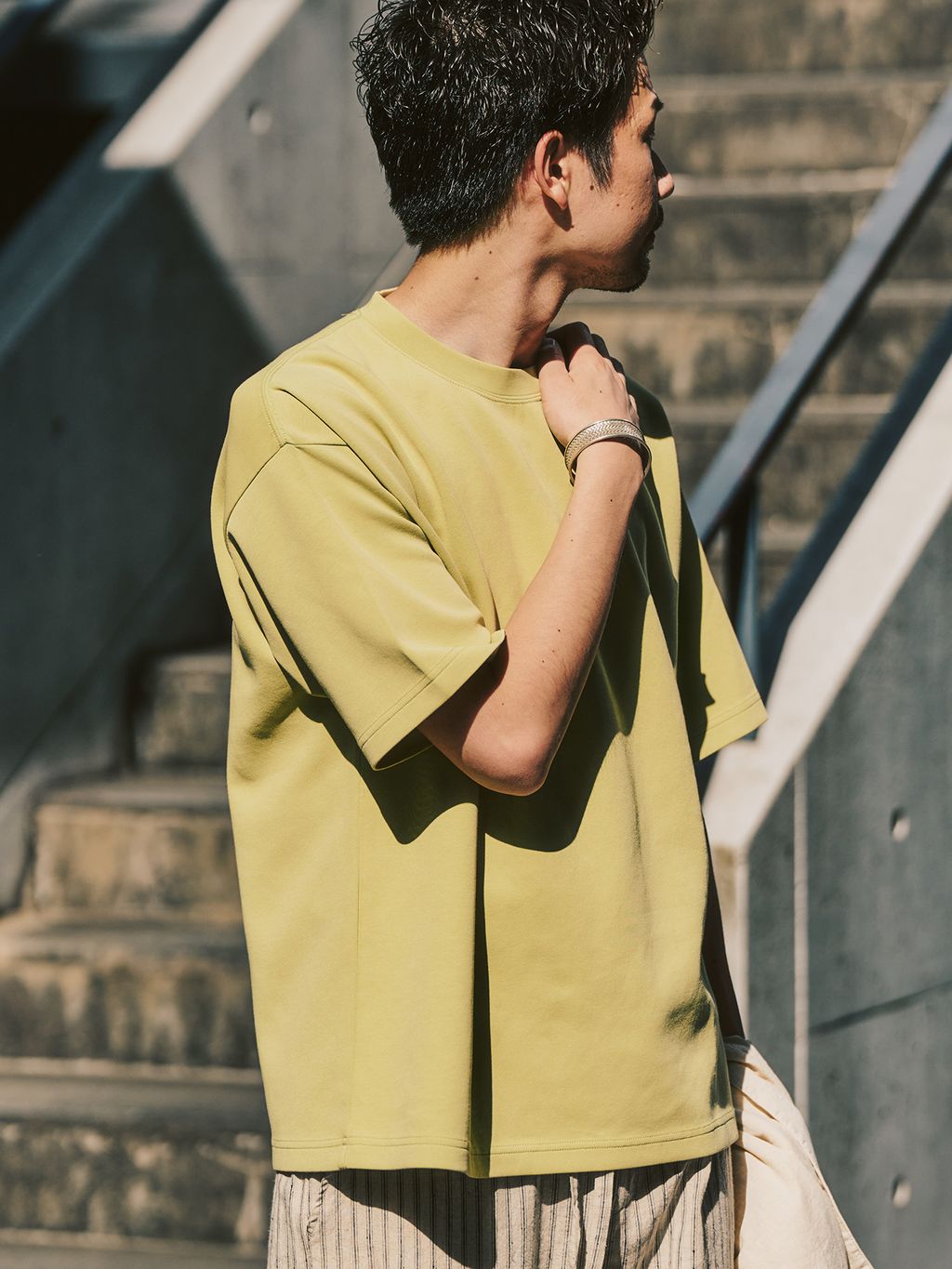 LE JAPON ATELIER SN サックパンツのコーディネートスナップ（tetsuya