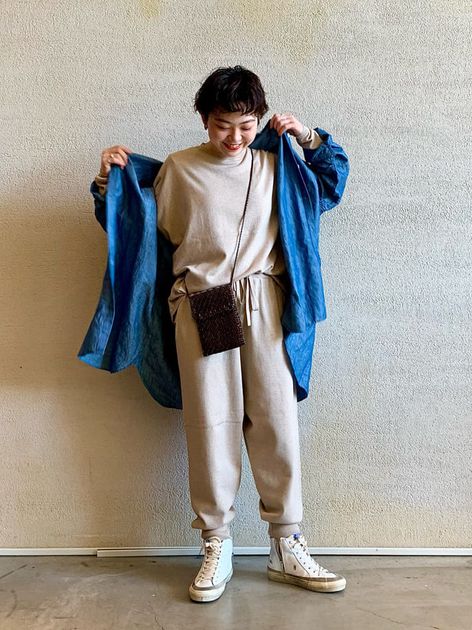 CLシャンブレー レギュラーカラー-Big-シャツのコーディネートスナップ 