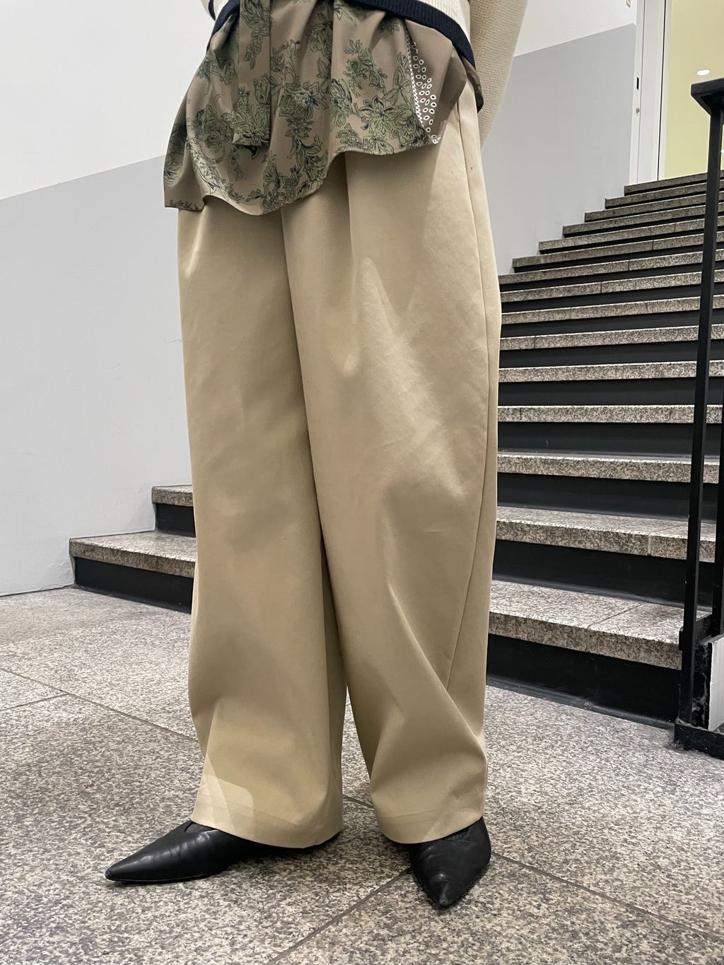 追加4》CP タックチノパンツのコーディネートスナップ（akamatsu