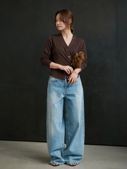 R'IAM カシュクールカーディガンのコーディネートスナップ（yuzuki