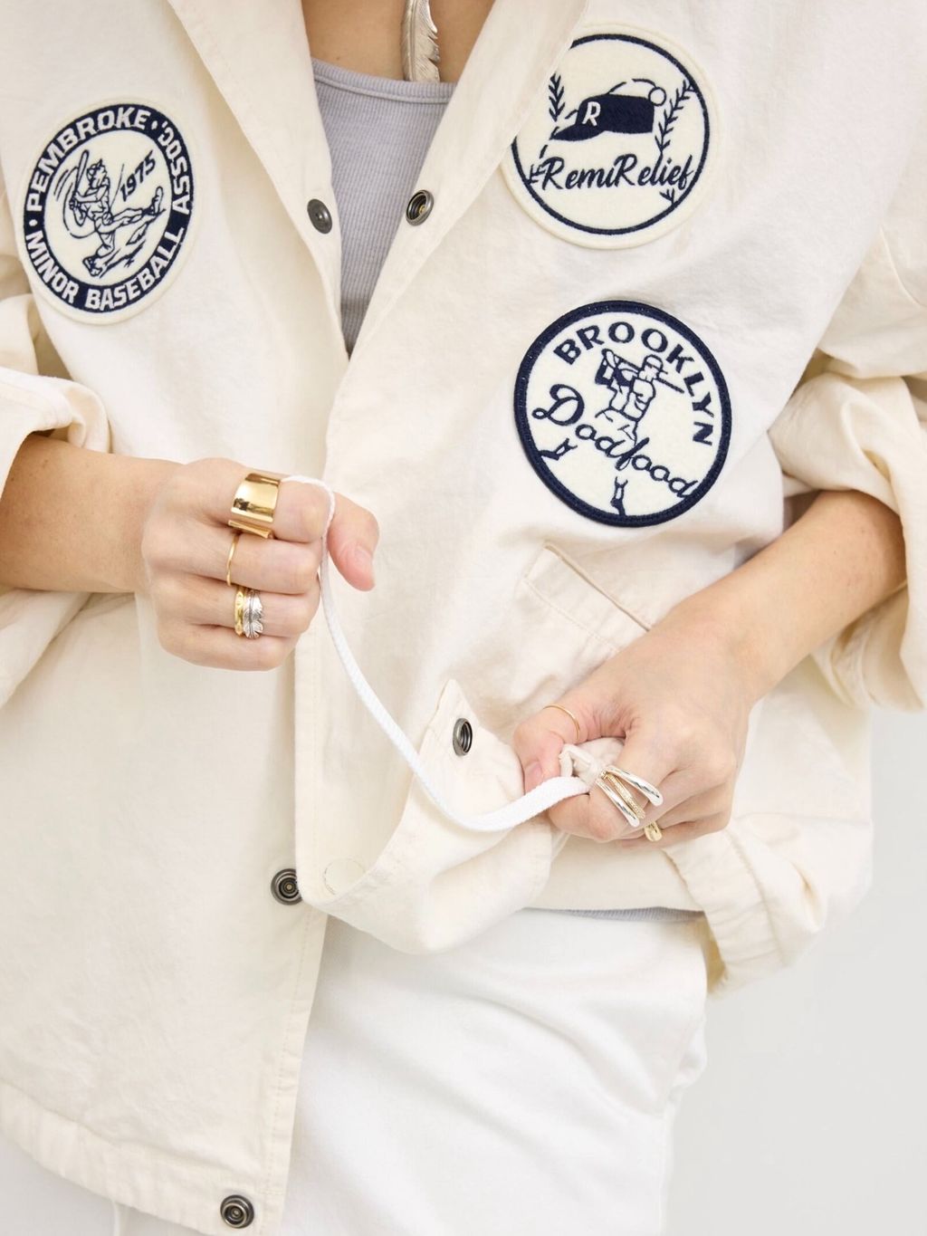 L'Appartement【REMI RELIEF/】 COACH JACKET REMI RELIEF/レミ レリーフ】 COACH JACKETのコーディネートスナップ