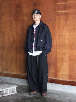 ANCELLM / アンセルム SELVEDGE DENIM JACKET TYPE-01のコーディネート