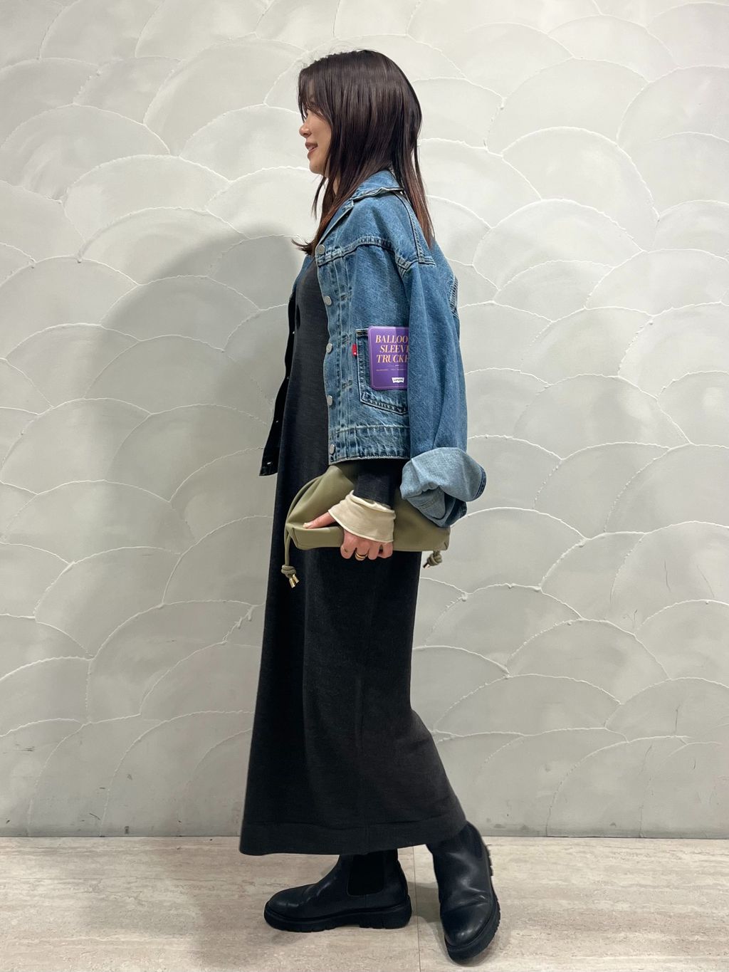 追加》Levi's/リーバイス SLOBE別注 BALLOON SLEEVE TRACKER デニム