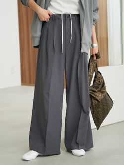 WEB限定/追加予約》ダブルZIP クルーネックカーディガンの