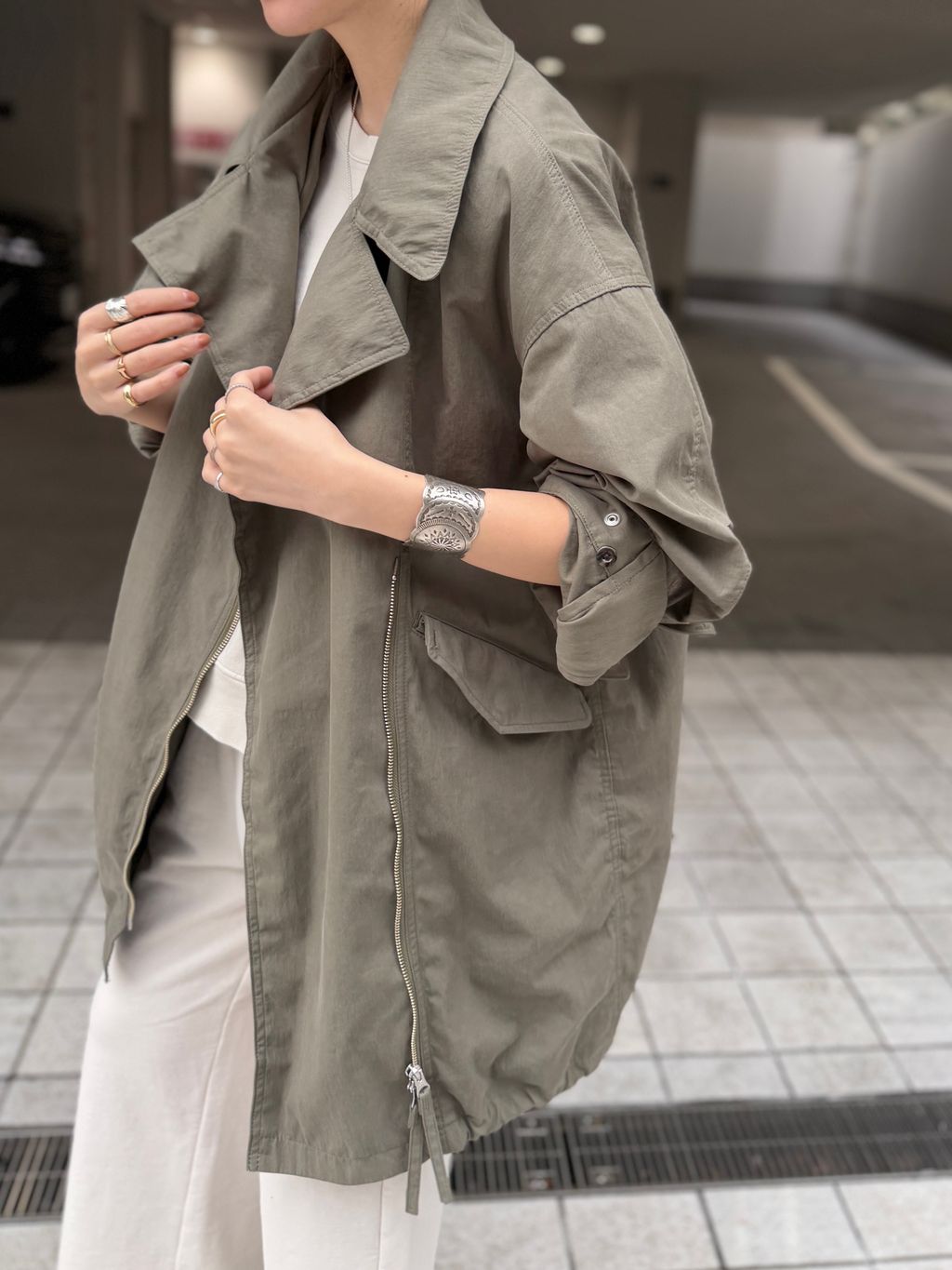 LISIERE MILITARY COATのコーディネートスナップ（BUYER.N）｜L