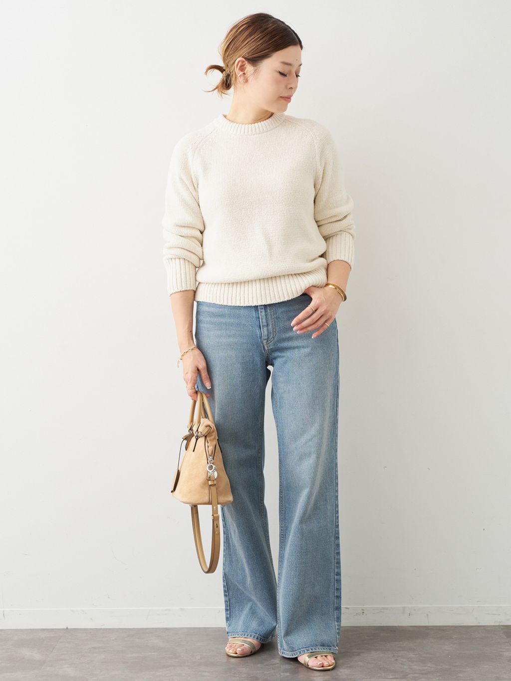 BITTER デニムパンツのコーディネートスナップ（HIRO）｜Deuxieme