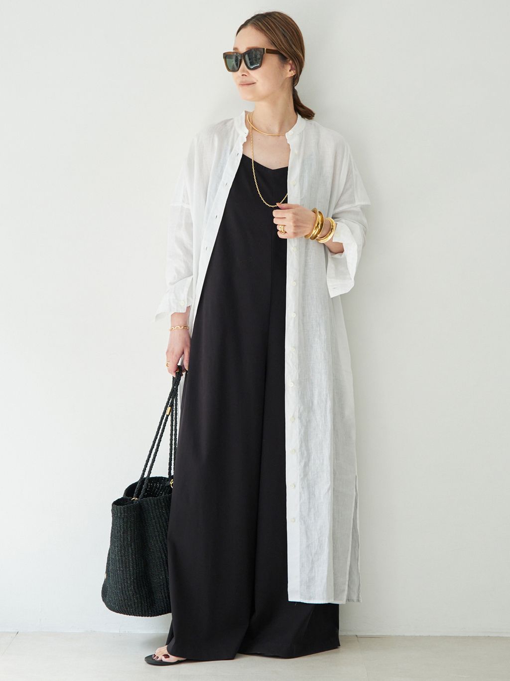 予約》*Linen ワンピースのコーディネートスナップ（MIZU）｜Deuxieme