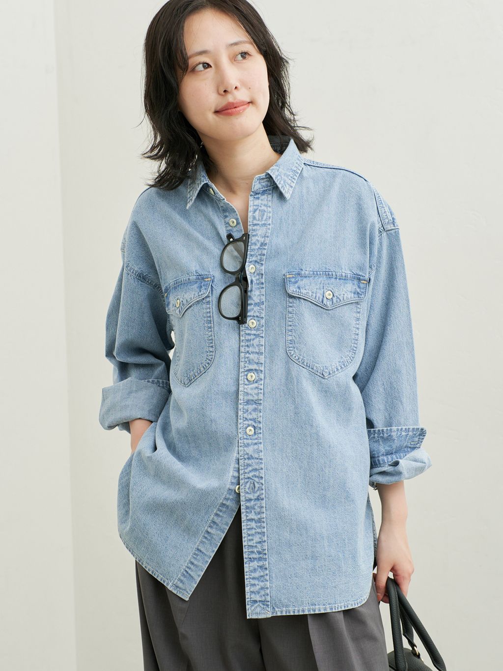 シリーズあり/予約》LEDENIM NOUVEAU BDU デニムシャツの