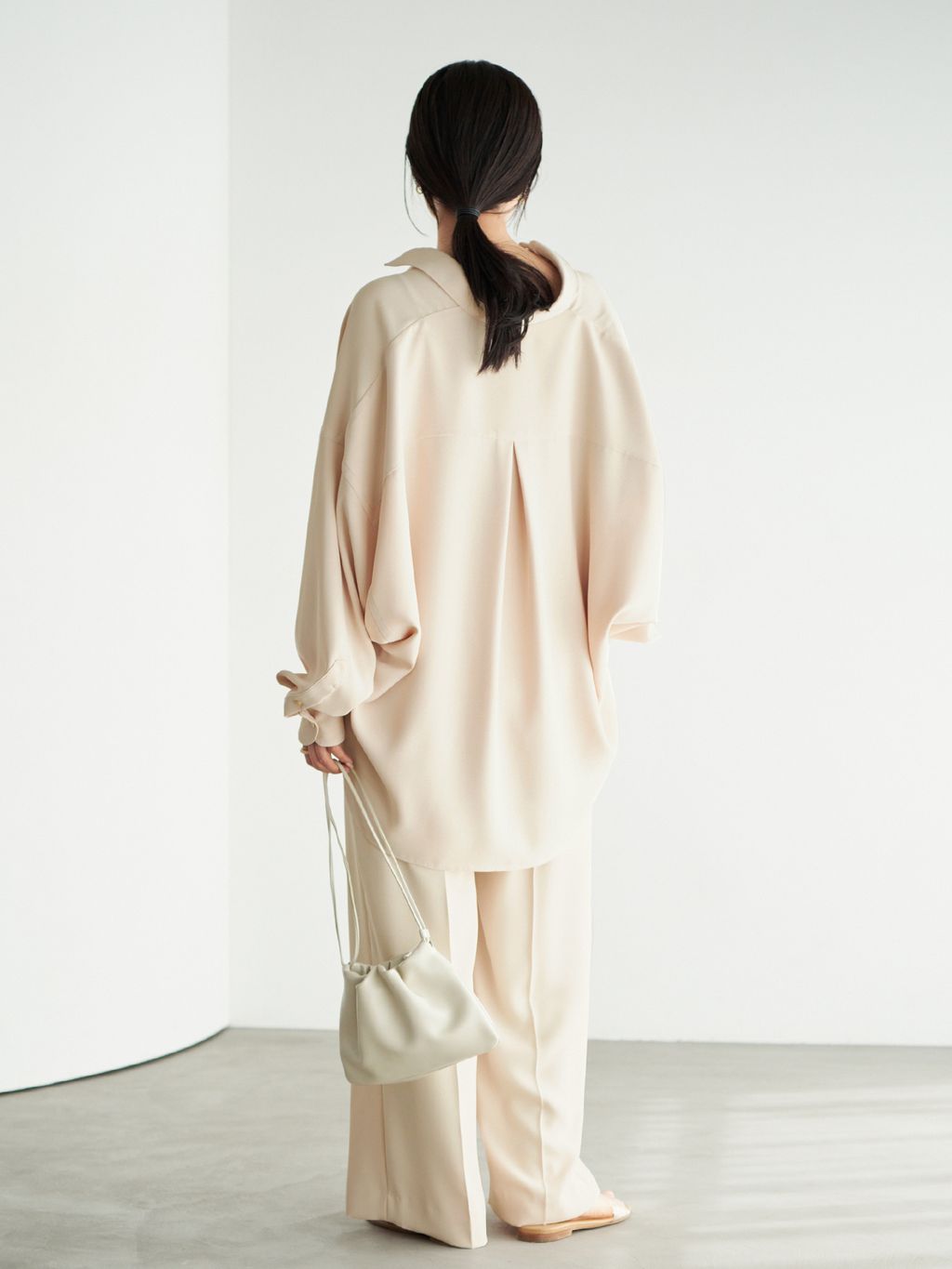 Dolman Wrap シャツのコーディネートスナップ（risa）｜Plage